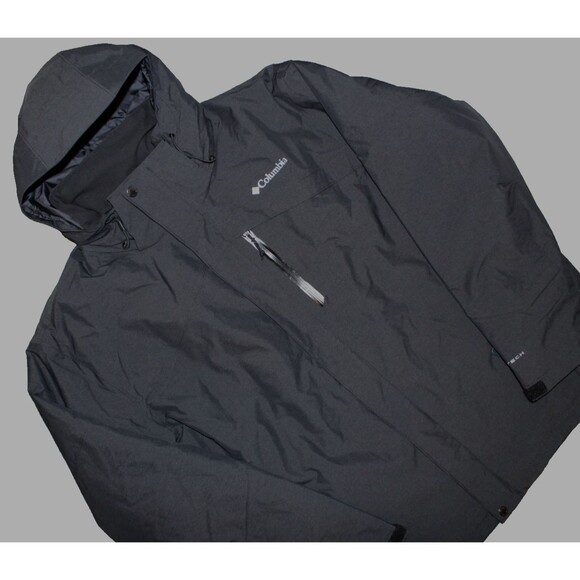 COLUMBIA MEN'S LAST TRACKS II WINTER SKI JACKET GRAY NWT SZ 3X - Picture 1 of 6